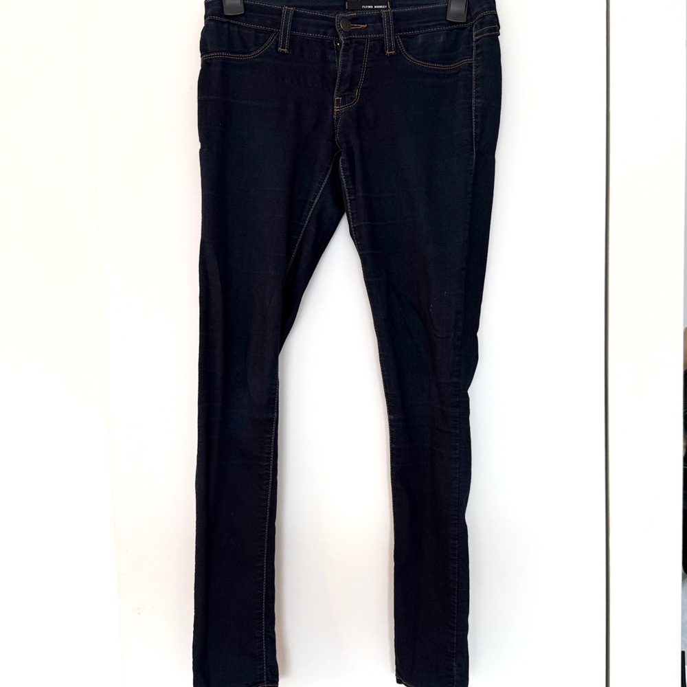 Flying Monkey Dark Blue Women's Skinny Jeans
